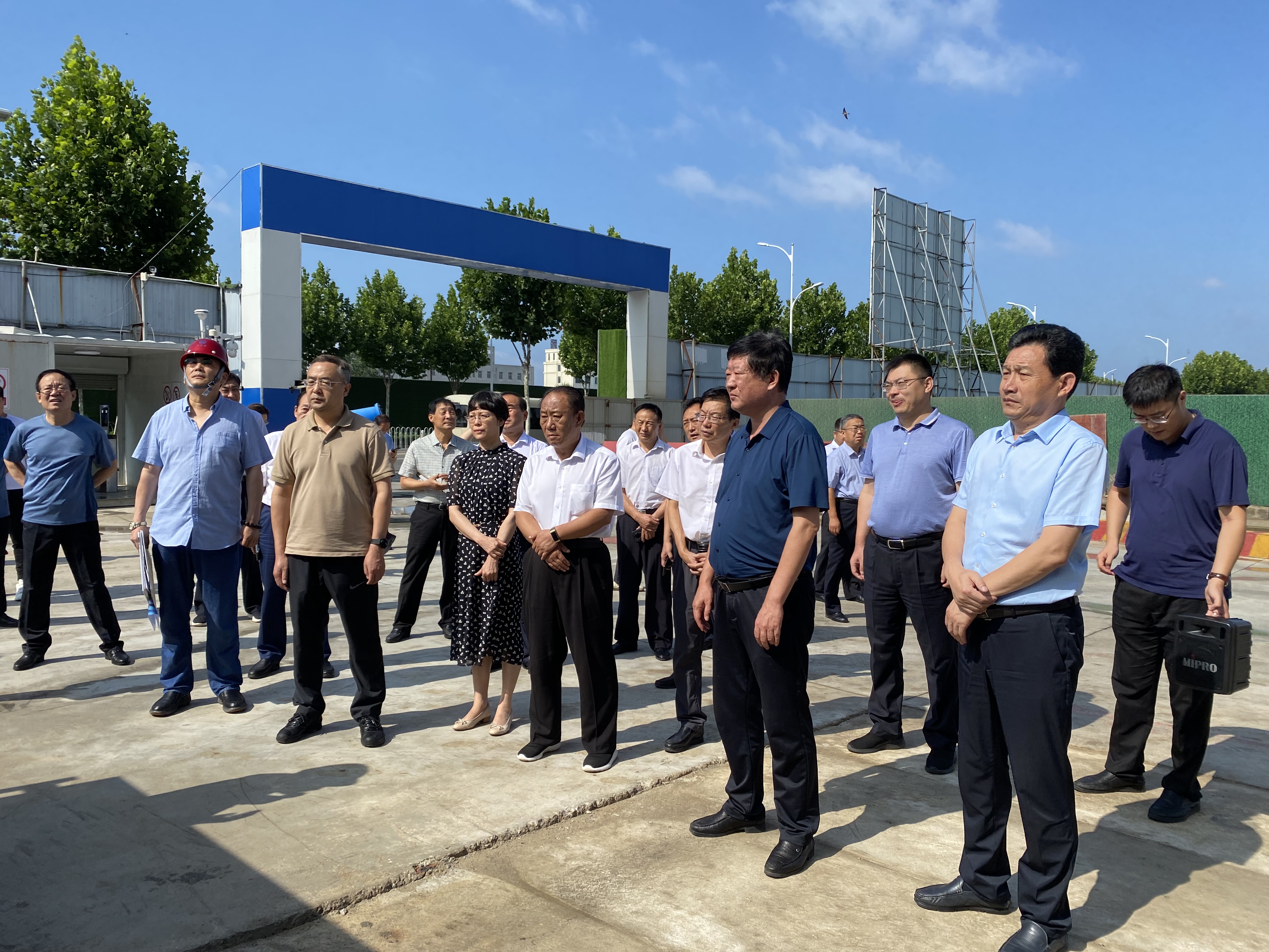 兰山区人大常委会视察临沂西城开发建设工作