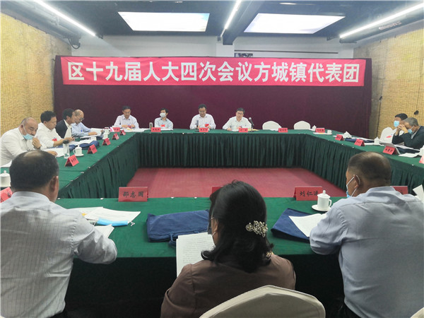 驻方城镇兰山区人大代表参加区第十九届人大四次会议